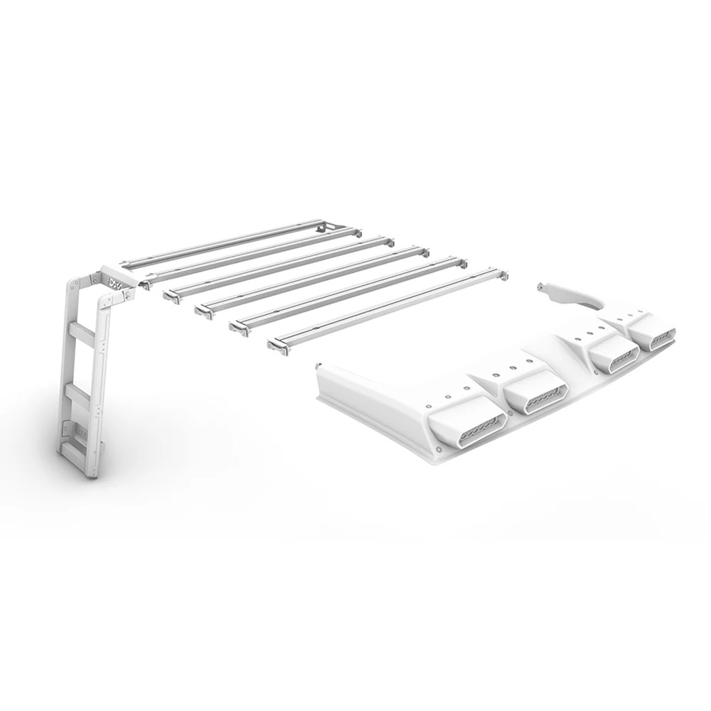 High Quality DAKA Aluminum Alloy Roof Rack Luggage Carrier Platform Modification Kit Side Ladder New Upgrade for GWM Tank 300